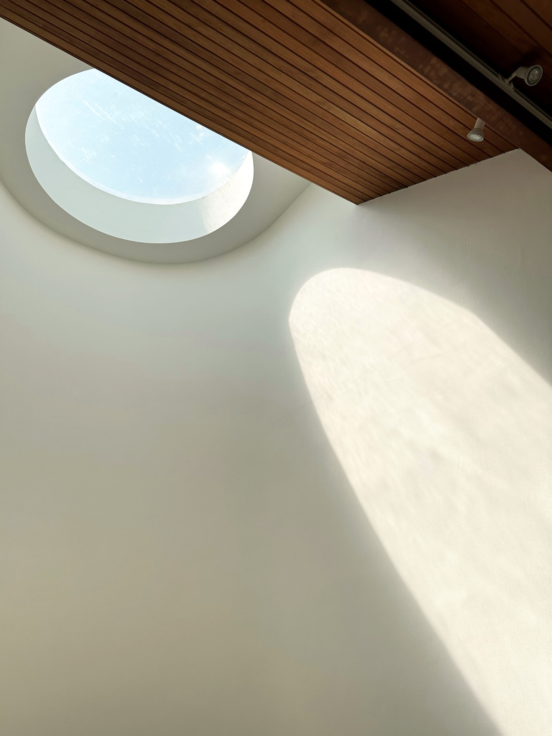 Unique windows were added to improve light around the home