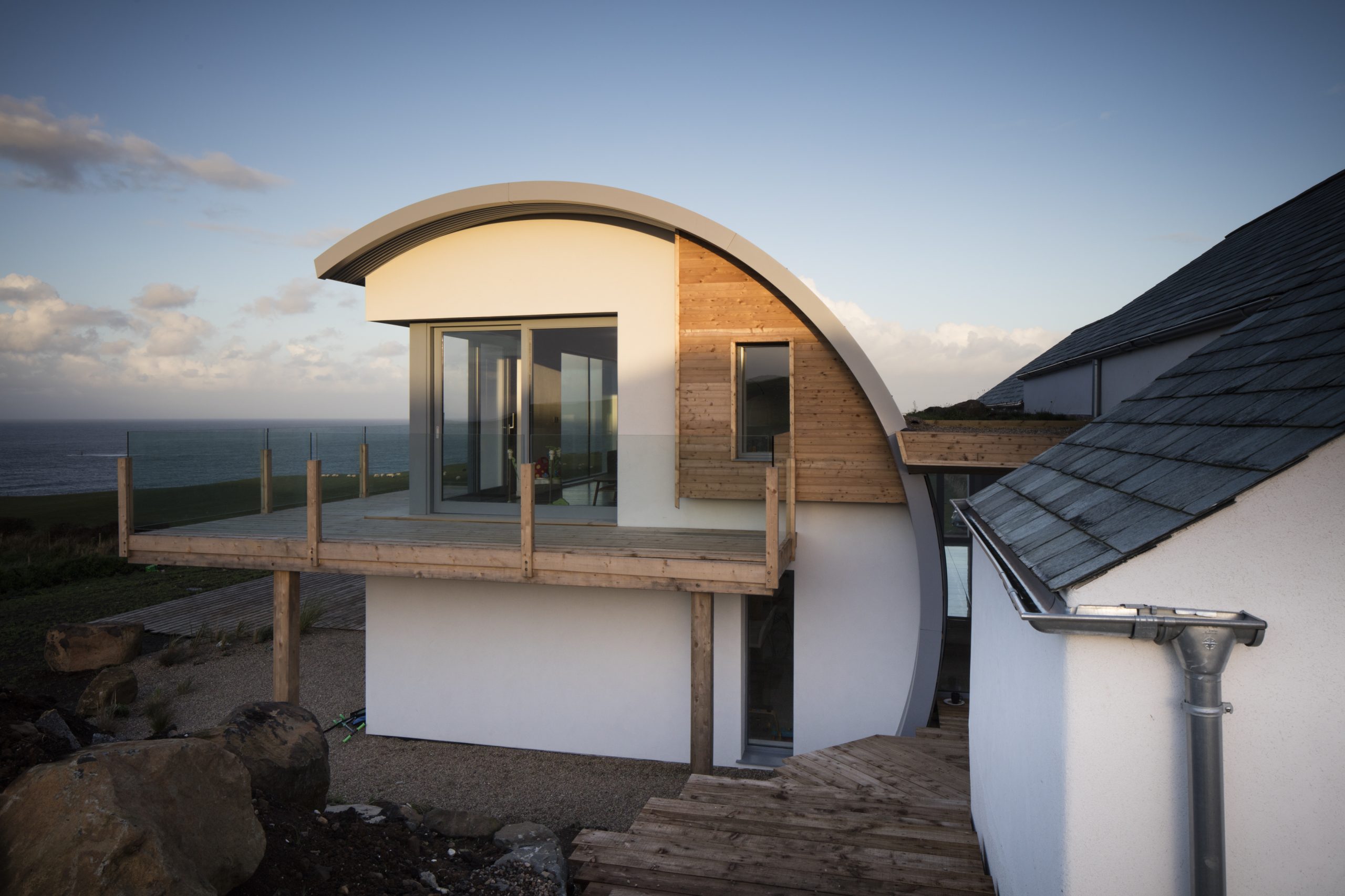 Side elevation of Grand Designs house