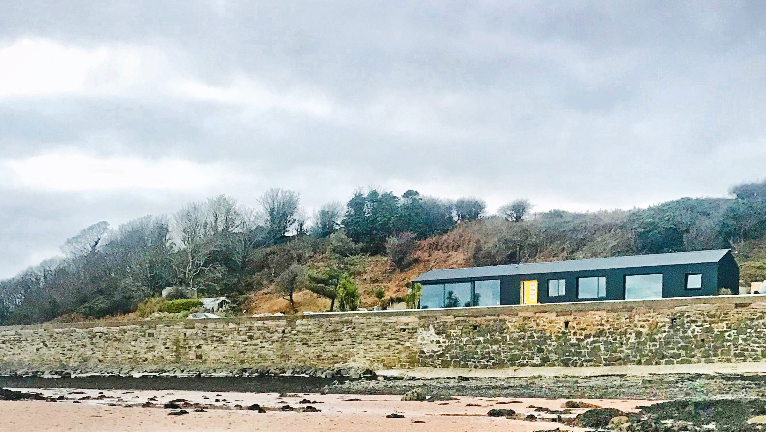 VIew of Portaferry home from across the beach