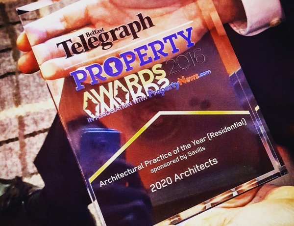 2020 Architects win Belfast Telegraph award
