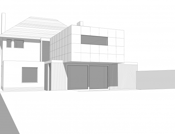 Initial design for new house extension